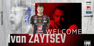Cucine Lube e Ivan Zaytsev di nuovo insieme. Mercoledì la presentazione