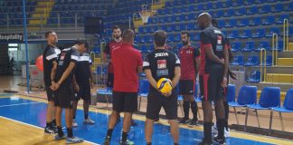 Mattinata di lavoro per la Lube. Vigilia dell’operazione al ginocchio per lo Zar