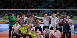 Foto gruppo Verona Volley vittoria vs Montpellier