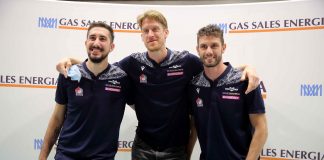 GAS SALES BLUENERGY VOLLEY PIACENZA PRESENTA IL REPARTO CENTRALI E IL PREPARATORE ATLETICO