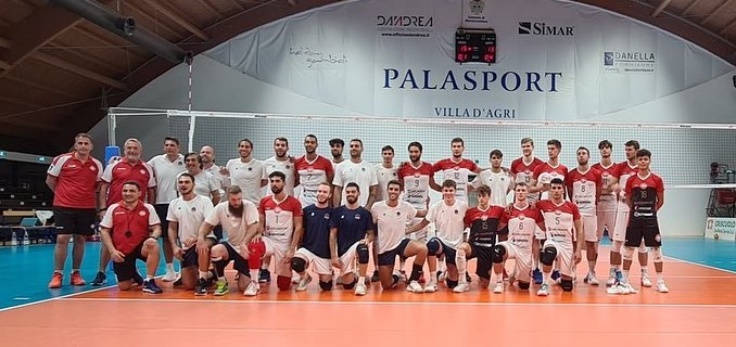 Volley Lagonegro e Isema Aversa insieme prima della gara