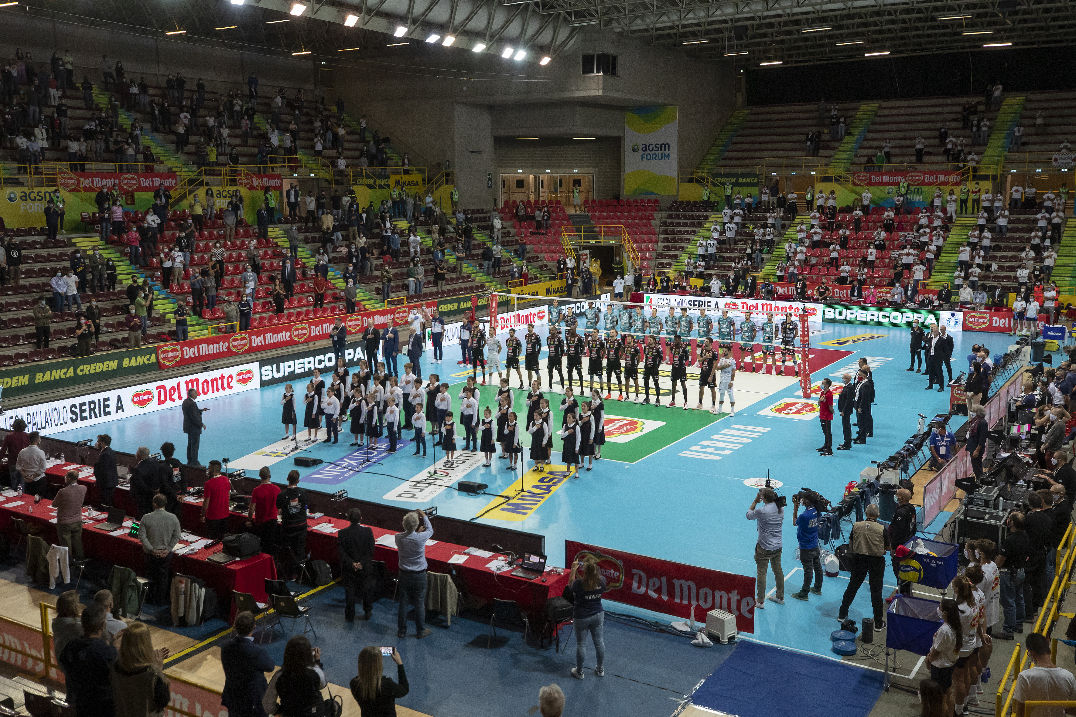 VERONA 25/09/20. LEGAVOLLEY DEL MONTE SUPERCOPPA 2020. SIR SAFETY PERUGIA - LUBE CIVITANOVA 3-2.