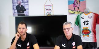 03. Delta-Mondovì - Barone e coach Zambonin in conferenza stampa