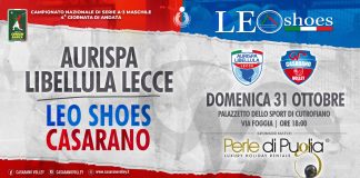 LEO SHOES CASARANO, TUTTO PRONTO PER L’ATTESISSIMO DERBY DEL SALENTO