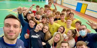 Il progetto nelle scuole dell’Opus Sabaudia. Zornetta, Tognoni e Conoci hanno giocato a pallavolo con gli studenti del Giulio Cesare di Sabaudia