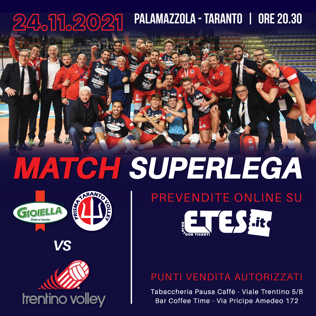 Prevendita Taranto-Trento