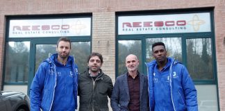 La sede di Reesco visitata dai pallavolisti della Emma Villas Aubay Siena Samuel Onwuelo e Andrea Rossi