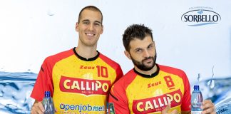 Sorbello è l’acqua ufficiale della Tonno Callipo Volley