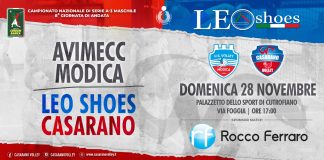 LEO SHOES CASARANO, SCONTRO AD ALTA QUOTA CON LA VICE CAPOLISTA MODICA