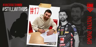 Rinnovo pluriennale per Simone Anzani: “Orgoglioso di restare alla Lube!”