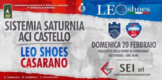 LEO SHOES CASARANO, FINALMENTE È DI NUOVO CAMPIONATO: SUBITO SCONTRO DIRETTO CON ACI CASTELLO