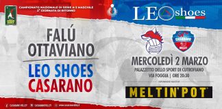LEO SHOES CASARANO, ARRIVA SUBITO UN’OCCASIONE DI RISCATTO