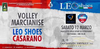 LEO SHOES CASARANO, SFIDA CASALINGA CON IL MARCIANISE DEI FRATELLI LIBRARO