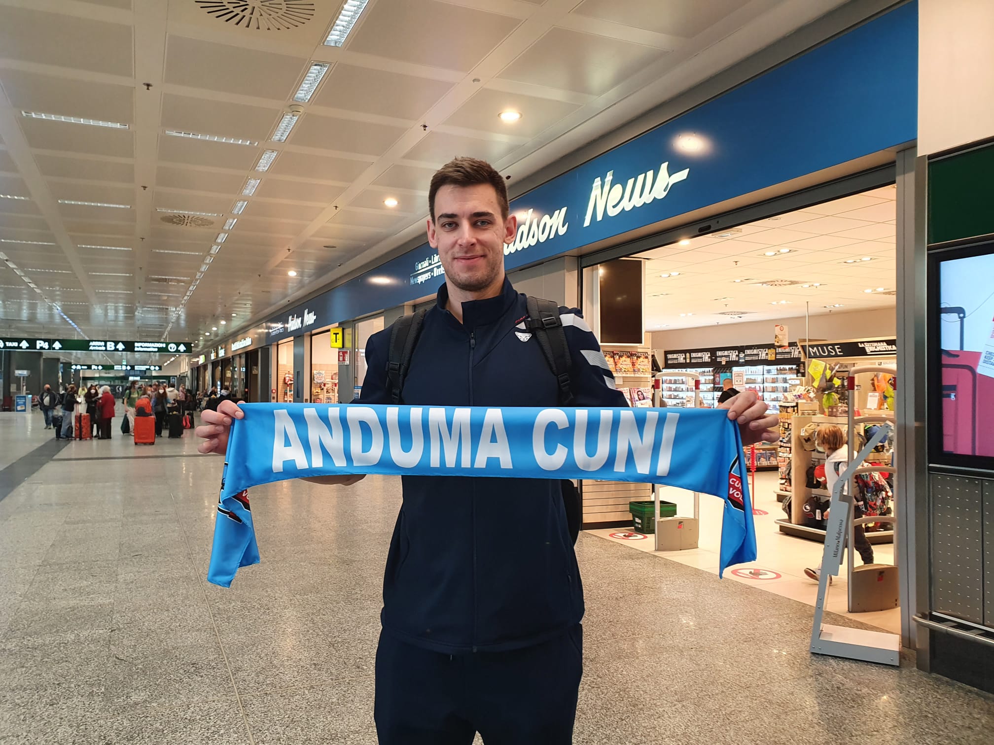 Leo Andrić atterrato in Italia - in arrivo a Cuneo