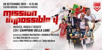 Mission Impossible 4: notte magica con la Lube il 26 settembre a teatro