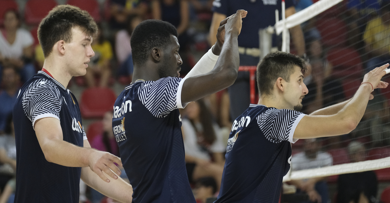 pareggio nell'allenamento congiunto tra WithU Verona e Itas Trentino