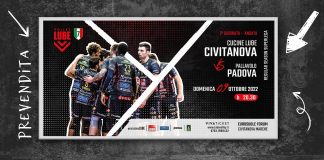Info prevendita biglietti per Cucine Lube Civitanova – Pallavolo Padova