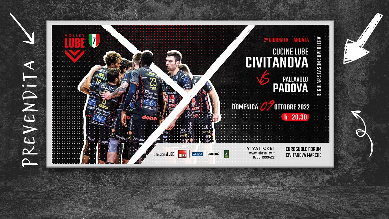 Tickets in advance for next Lubes home game Lega Pallavolo Serie A