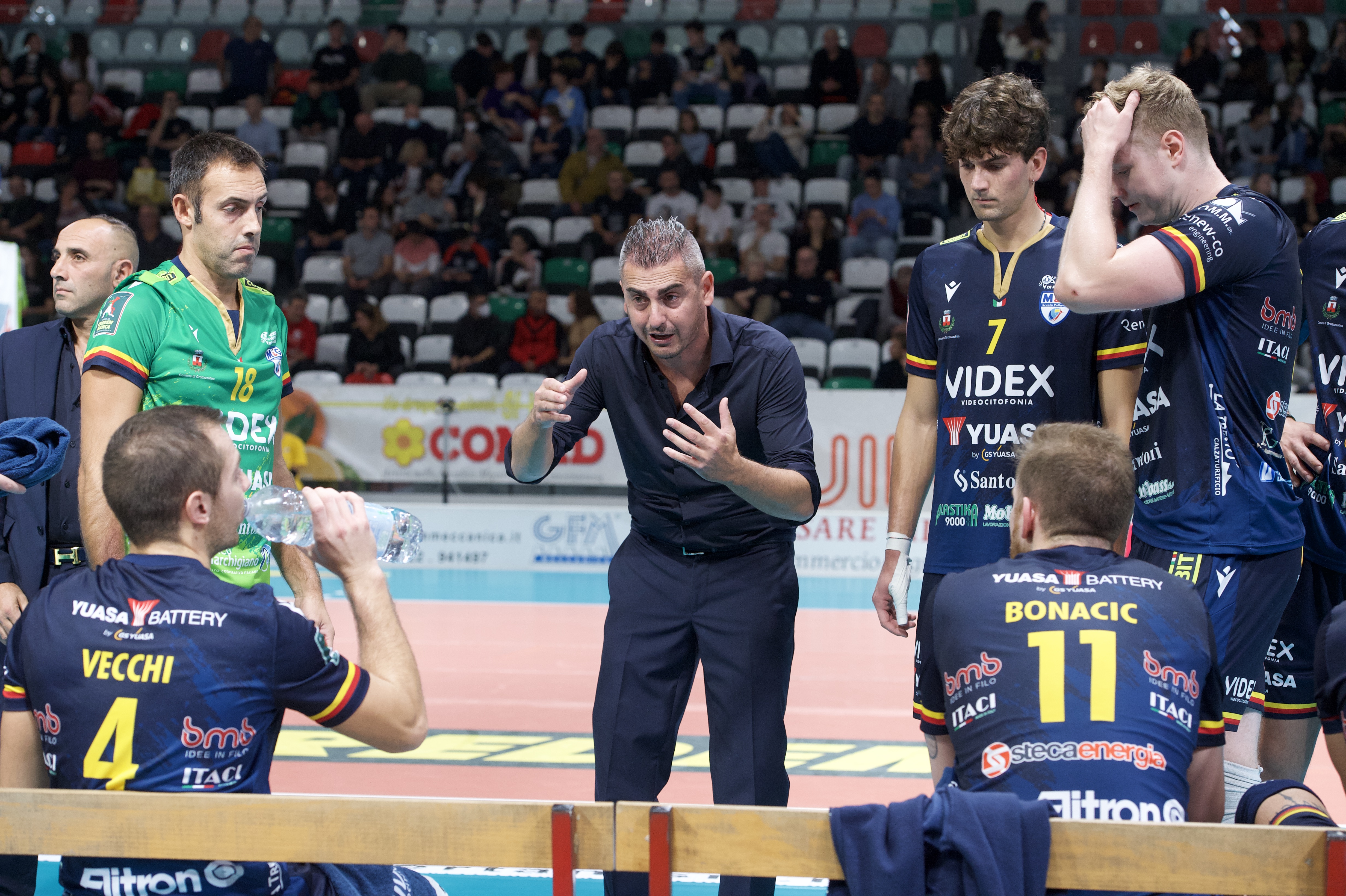Time out coach Ortenzi