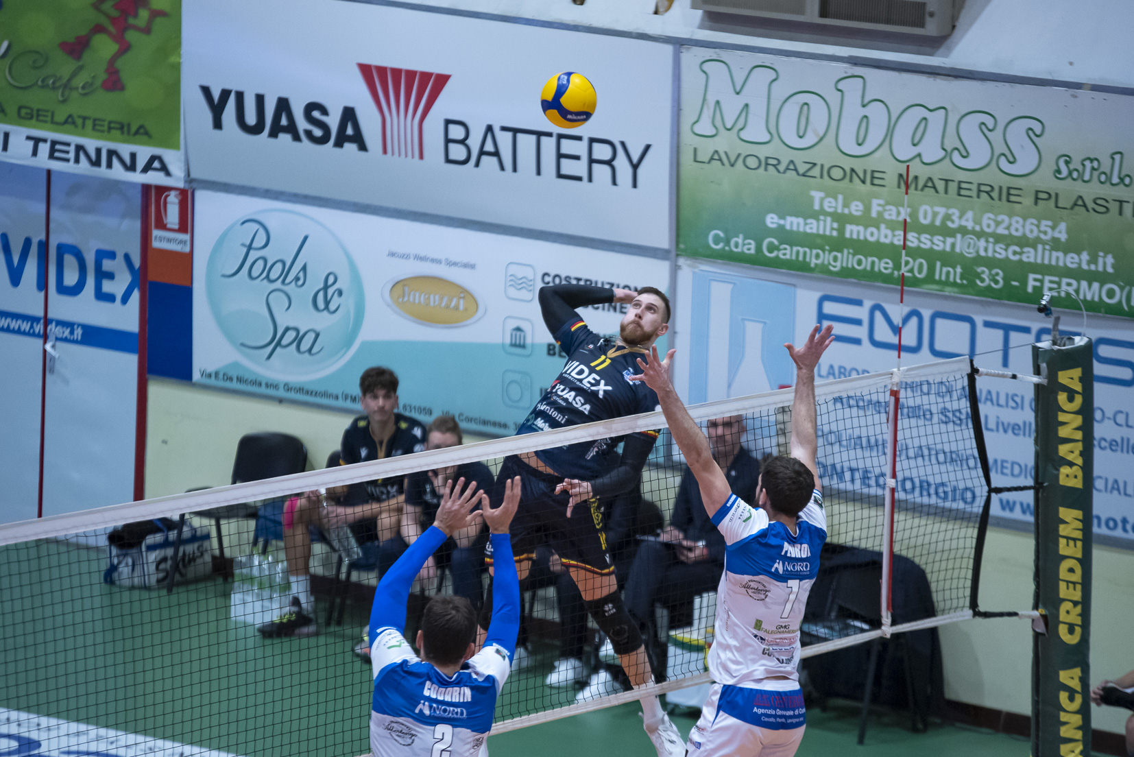Bonacic in attacco vs Cuneo