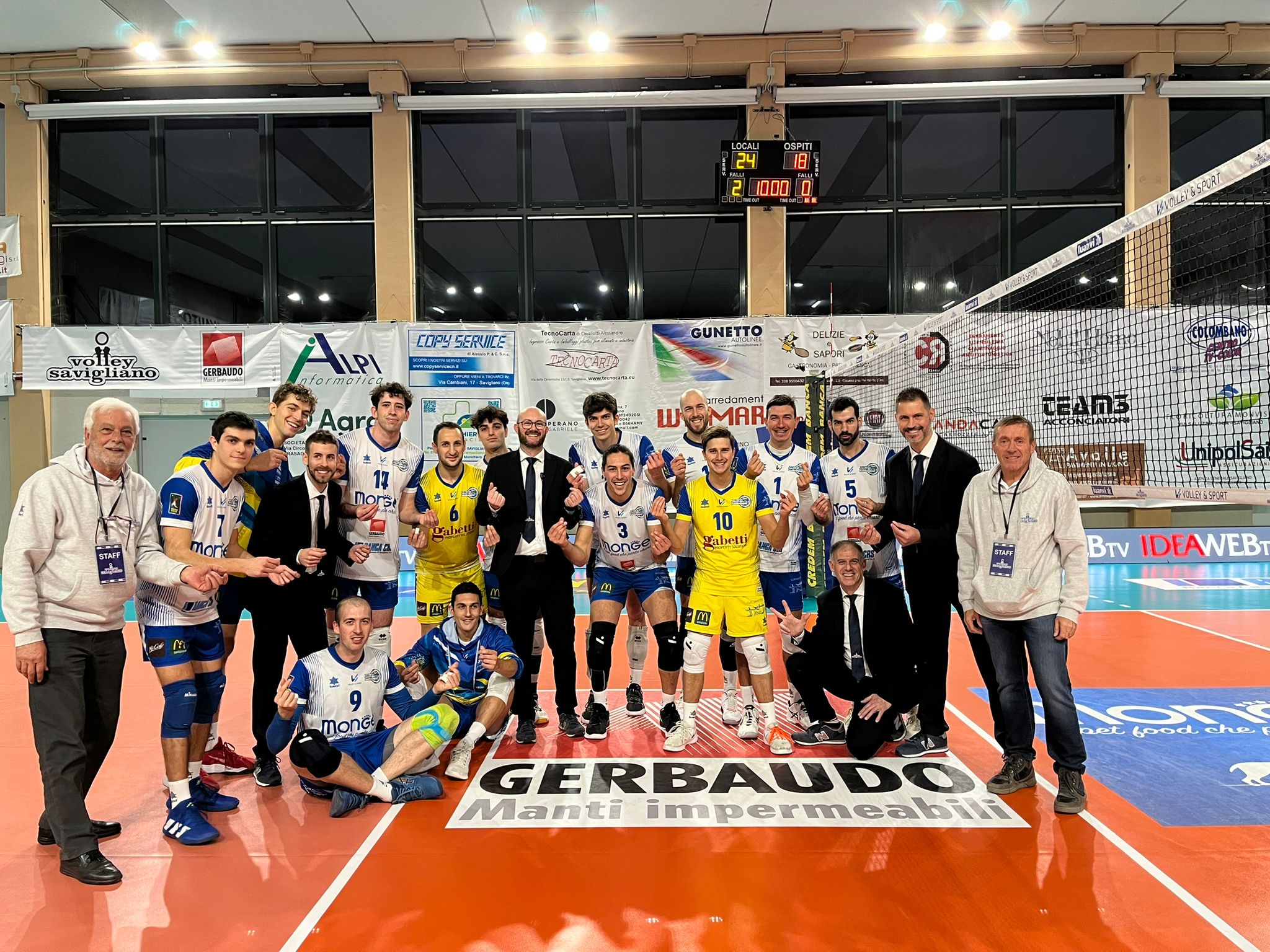 monge gerbaudo savigliano esultanza montecchio
