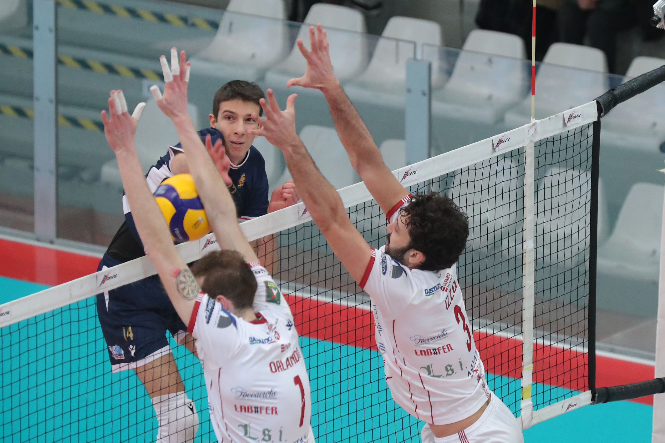 RAVENNA 18/02/2023. VOLLEY PALLAVOLO. Consar RCM Ravenna - Cave del Sole Lagonegro