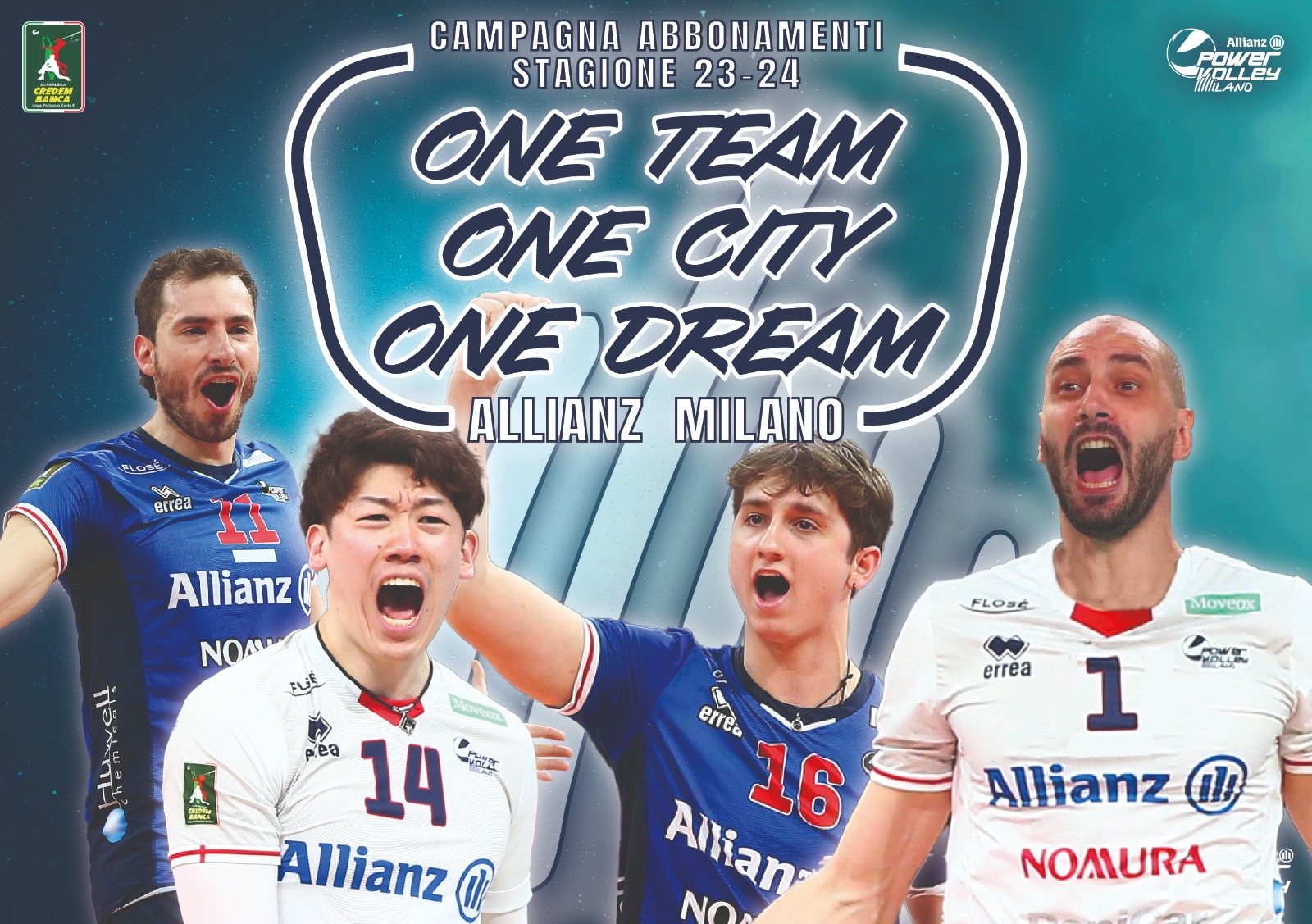 Season Tickets Campaign for Allianz Milano Lega Pallavolo Serie A