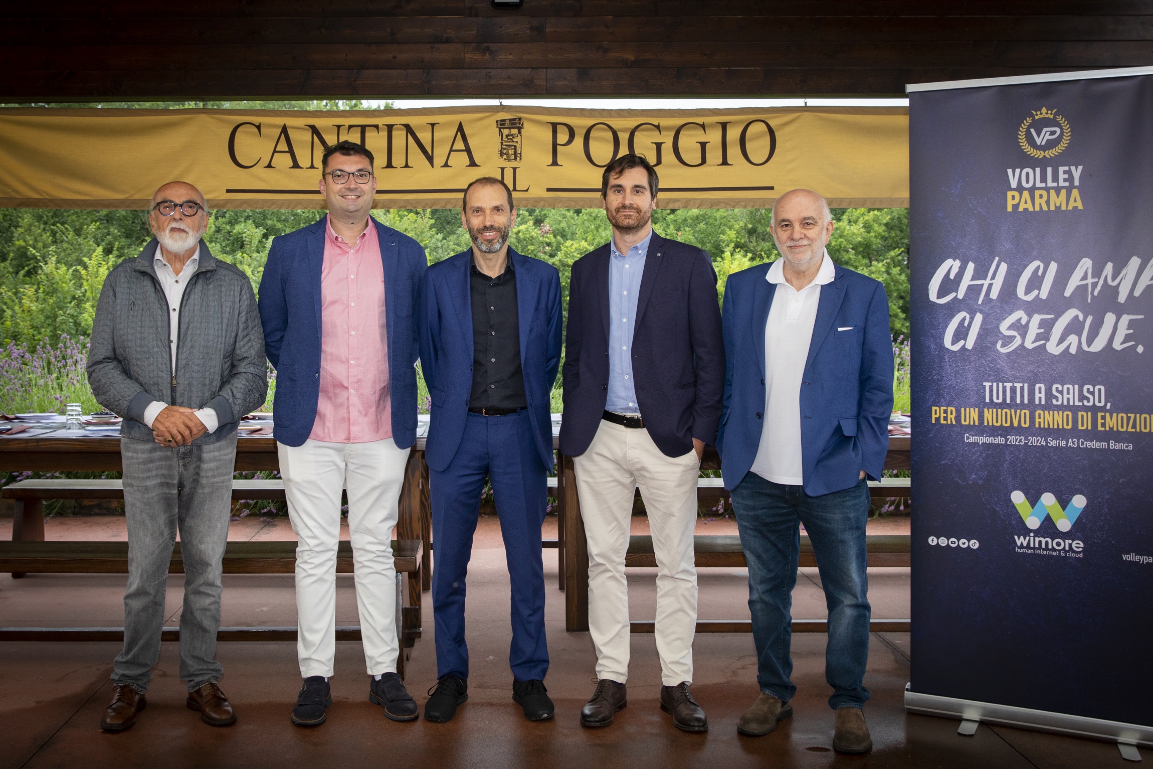 Da sx Emilio Mondelli, Alessandro Grossi, Luca Musile Tanzi, Roberto Maffei, Giorgio Varacca