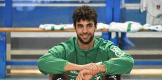 Il centrale Alessandro Acuti è un giocatore della Emma Villas Siena