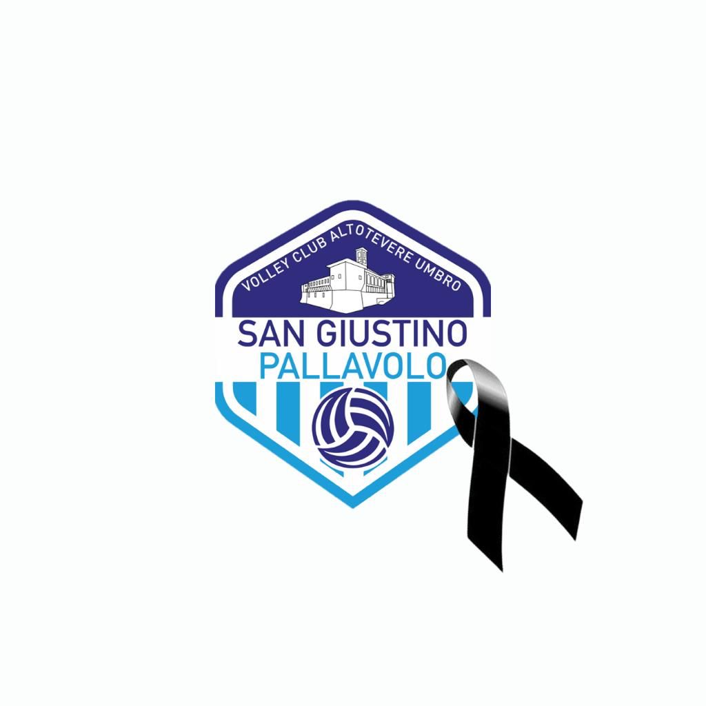 logo listato a lutto