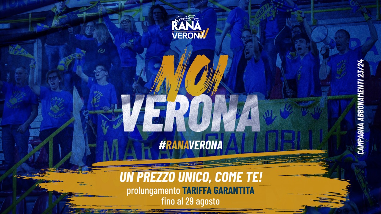 Noi Verona: tariffa garantita prolungata fino al 29 agosto