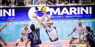 Marini Impianti industriali s.p.a sulle maglie del Cisterna Volley