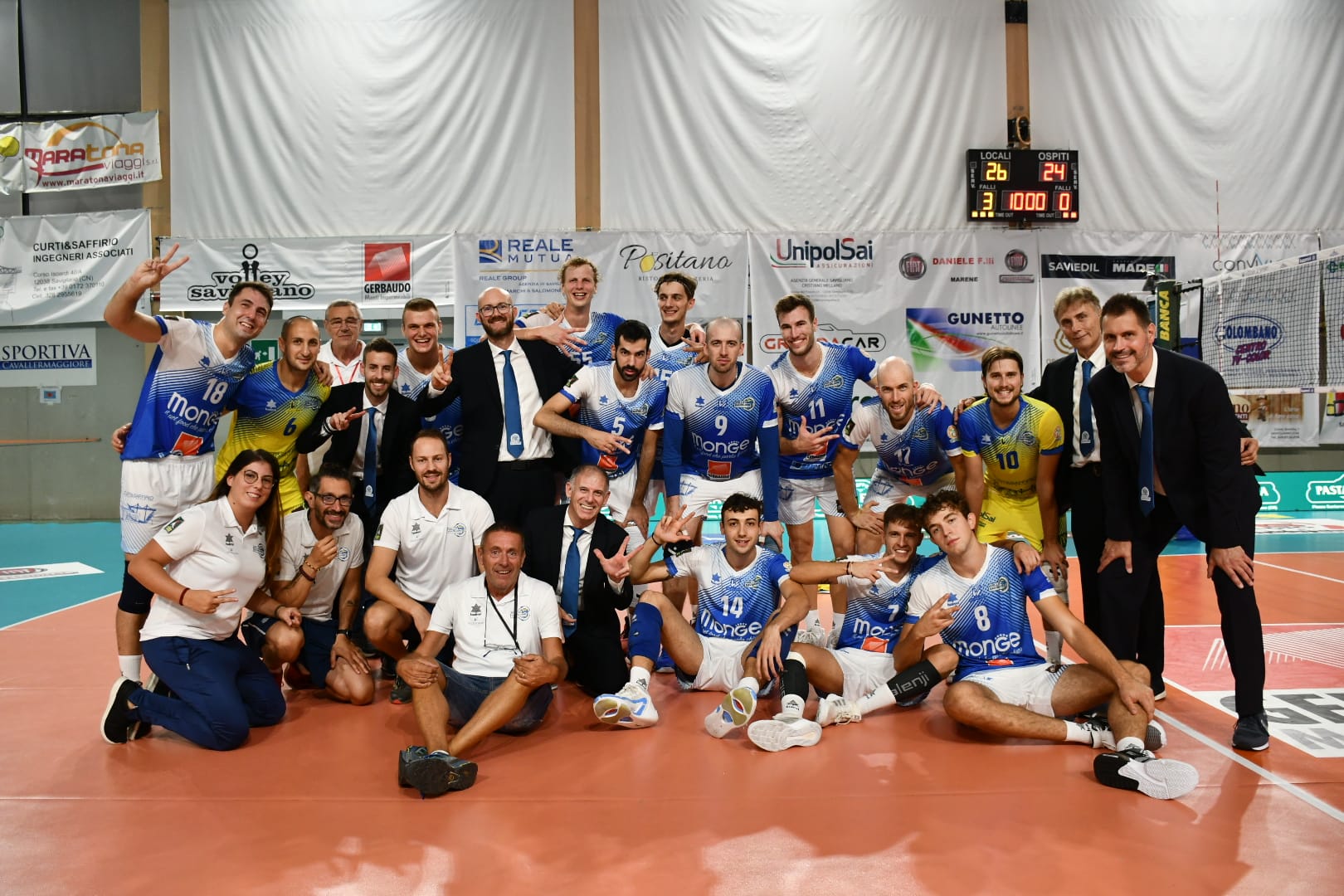 monge gerbaudo savigliano esultanza mirandola