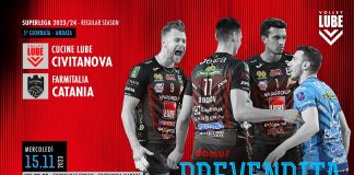 Info prevendita ticket per Cucine Lube Civitanova-Farmitalia Catania