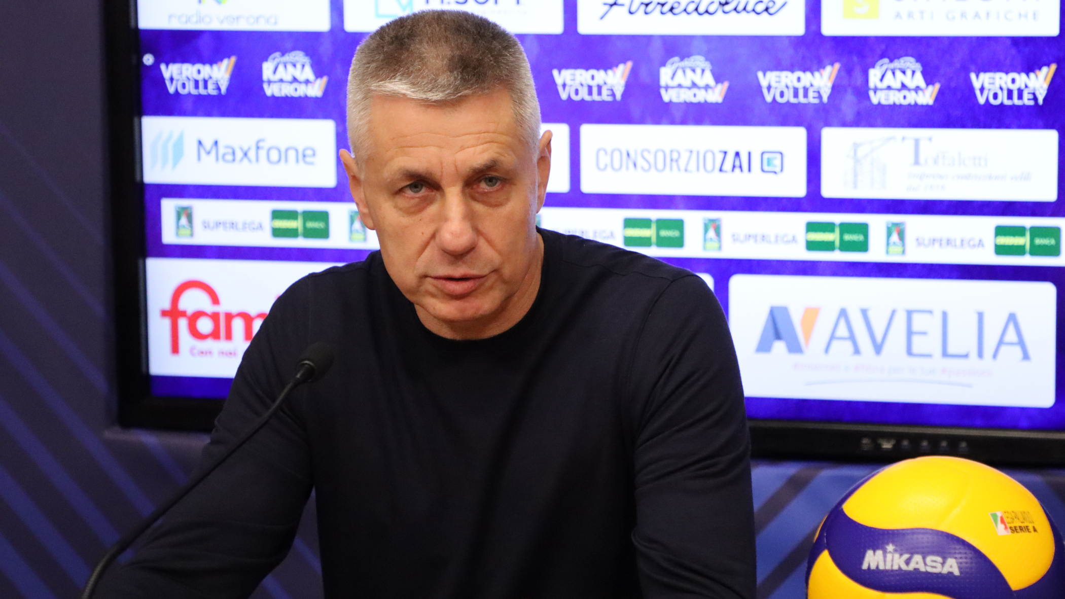 Coach Stoytchev presenta Rana Verona-Allianz Milano