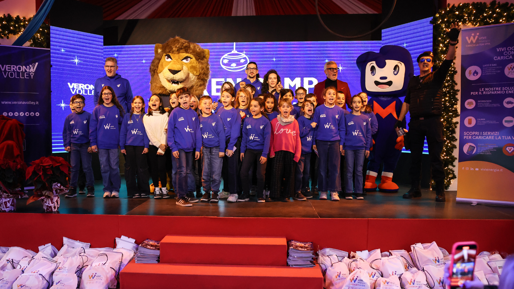 VIVI energia insieme al Minivolley di Verona Volley