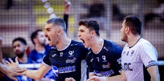 On road in Trento in a tough challenge