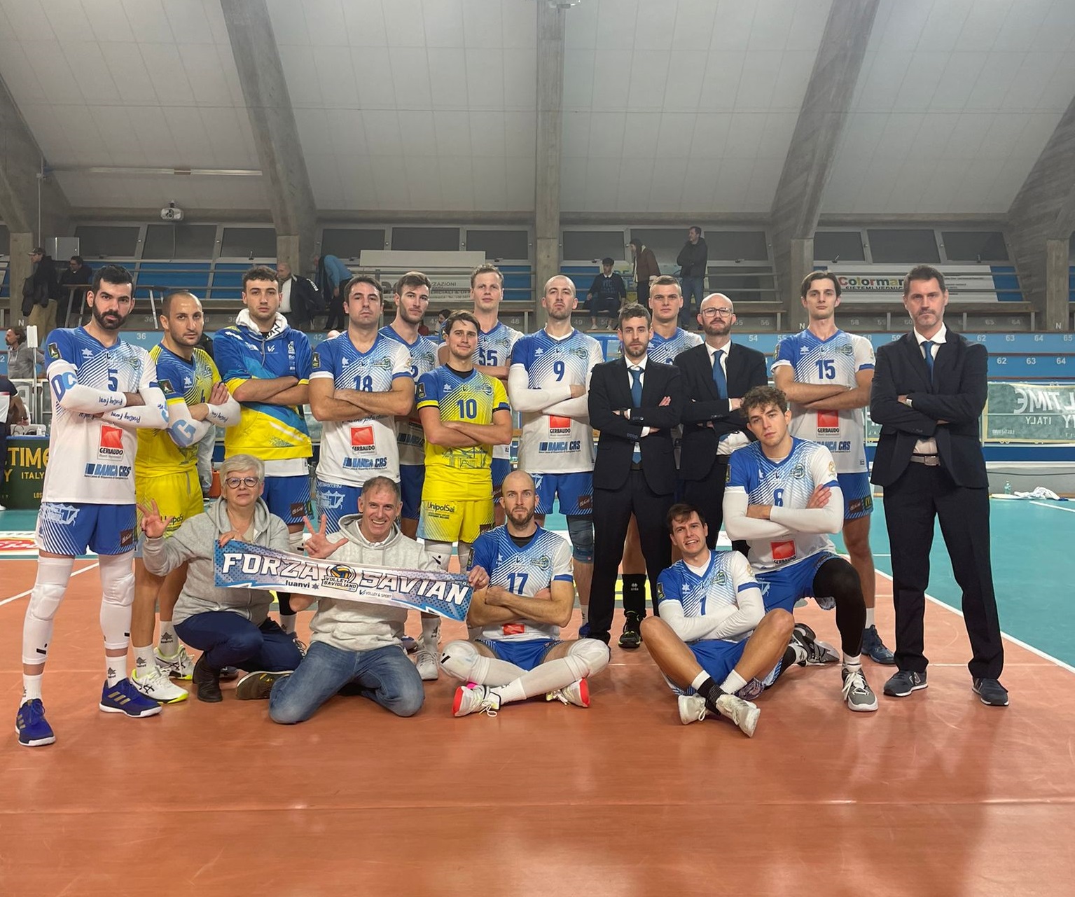 volley savigliano esultanza san donà