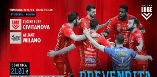 Aperta la prevendita biglietti online per Lube – Allianz di SuperLega