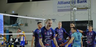 Tie break win at PalaSavena