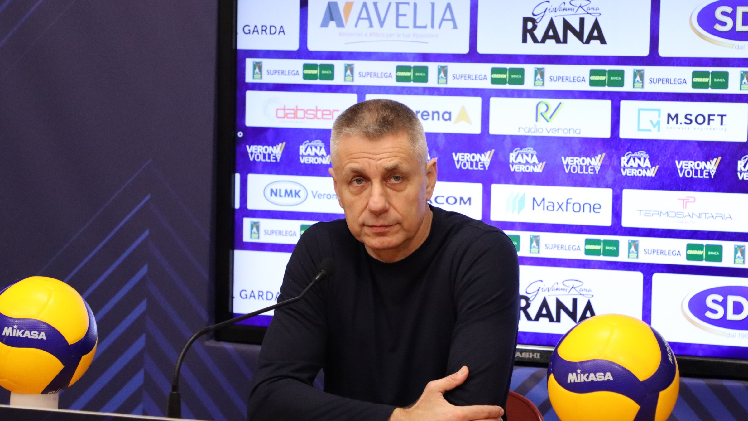 Coach Stoytchev presenta Cisterna Volley-Rana Verona