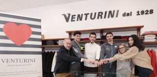 La Emma Villas Siena in visita da Venturini abbigliamento
