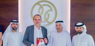 Il presidente Massimo Righi in visita al Dubai Sports Council