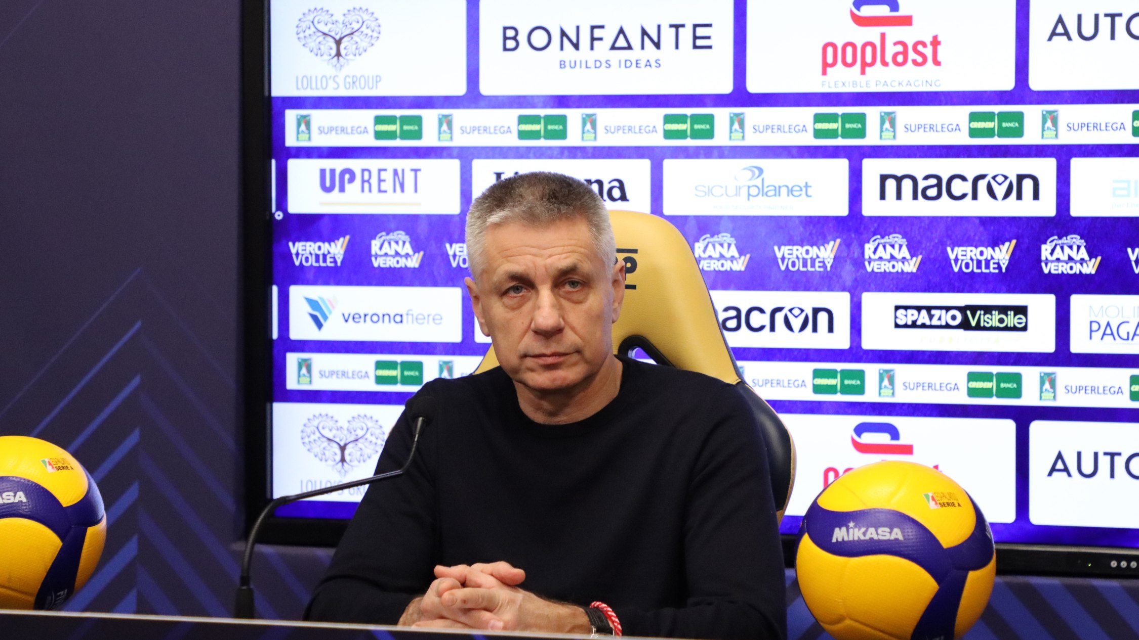 Coach Stoytchev presenta Gara 1 dei Quarti Play Off contro Perugia