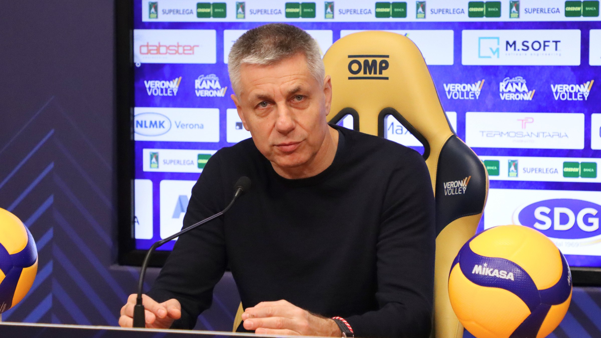 Coach Stoytchev presenta Gara 2 dei Quarti Play Off contro Perugia