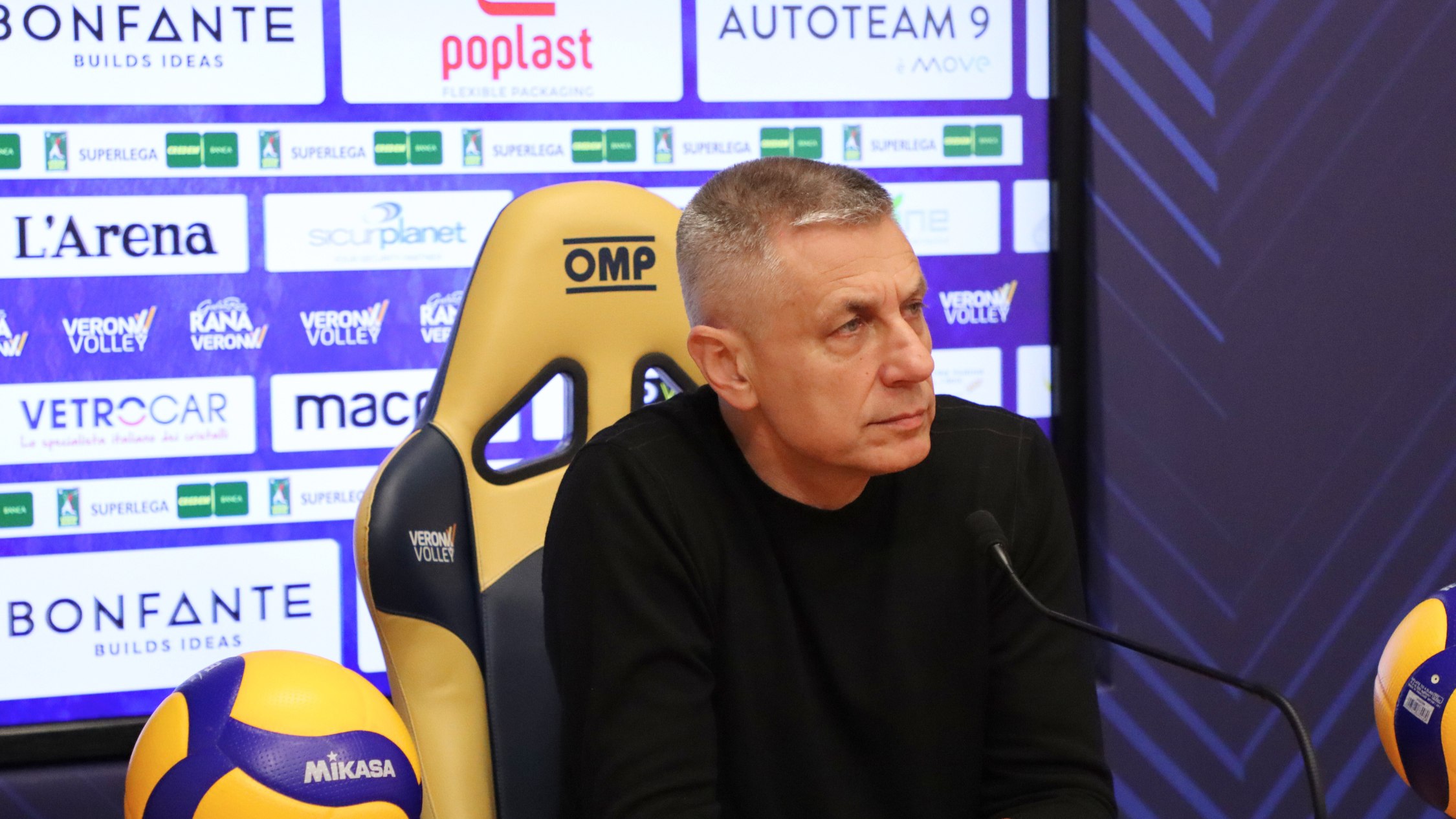 Coach Stoytchev presenta Gara 3 dei Quarti Play Off contro Perugia