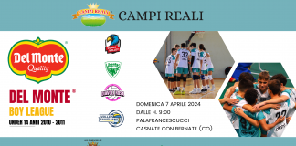 La DelMonte® Boy League al PalaFrancescucci domenica 7 aprile 2024