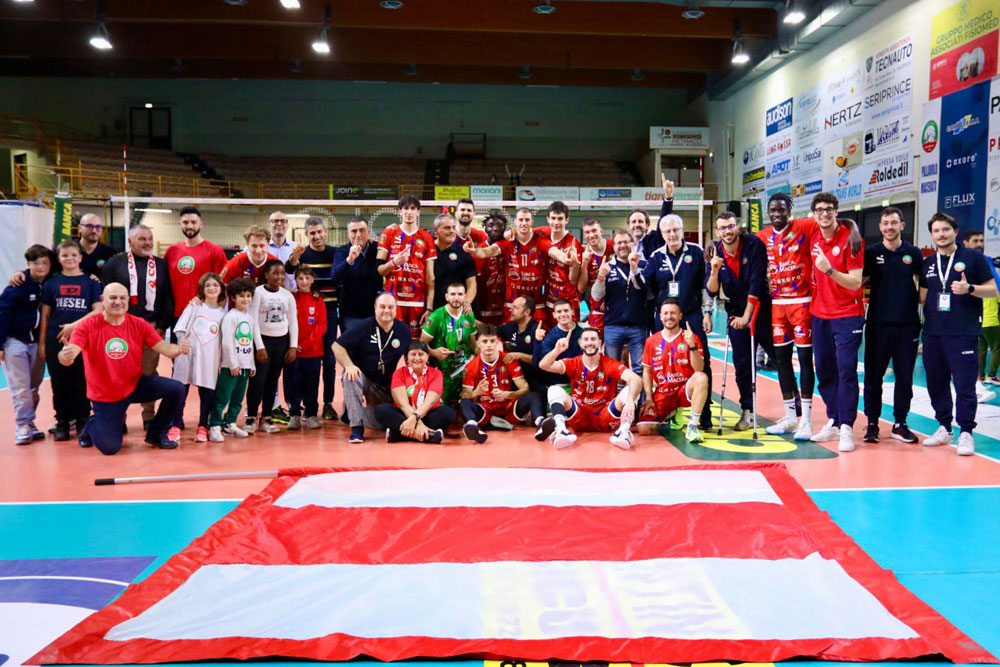 pallavolo-macerata-Macerata batte 3-0 Marcianise e si assicura lo Spareggio Promozione