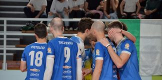 At PalaSanGiorgio for a win