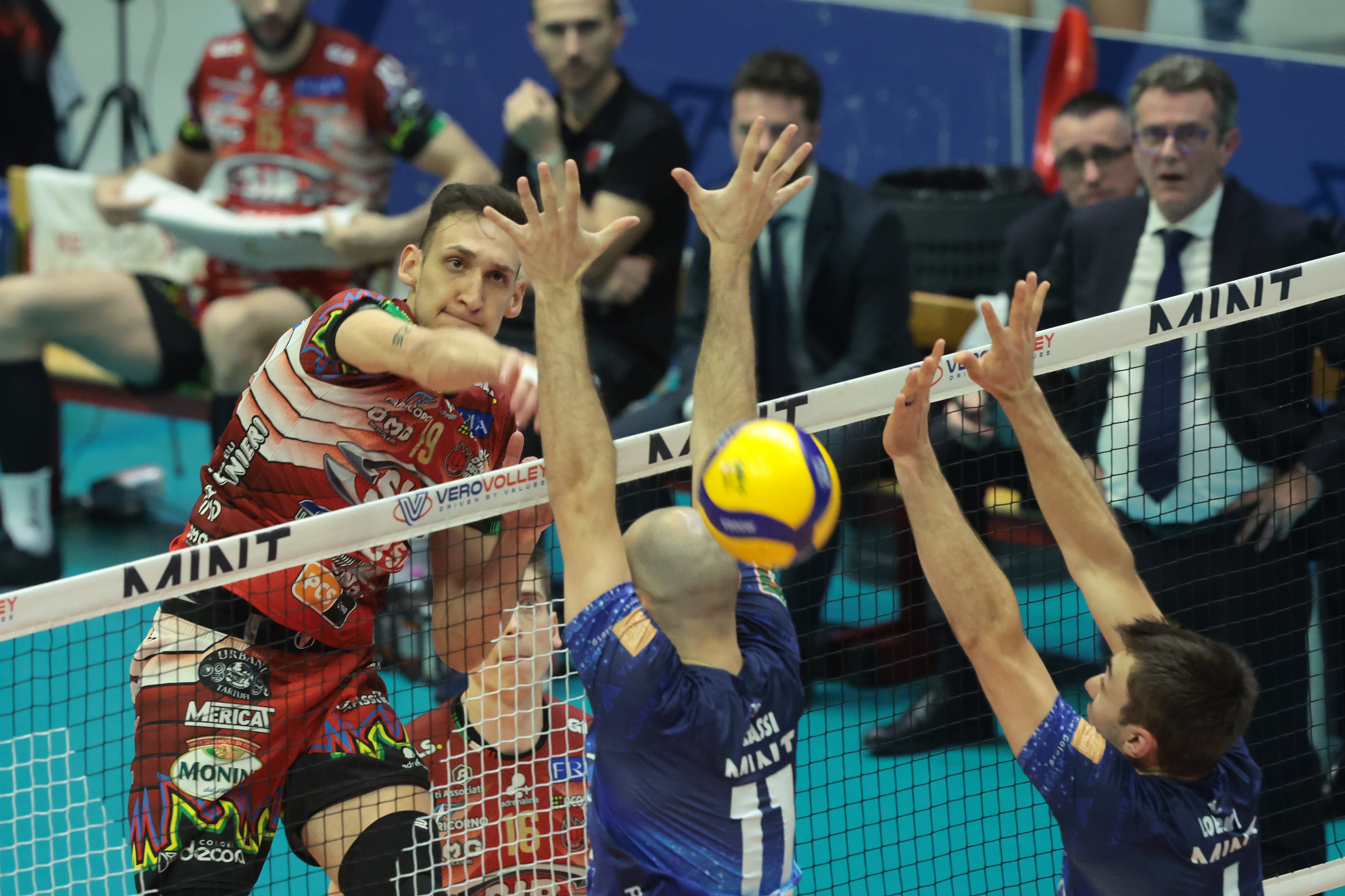 MONZA 21/04/2024. LEGAVOLLEY - FINALE SCUDETTO SUPERLEGA GARA 2. Mint Vero Volley Monza - Sir Susa Vim Perugia.